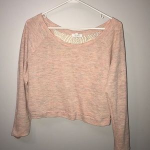 Long sleeve with a cute back!